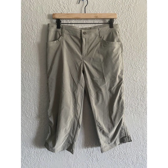 Kuhl Pants - Kuhl Women's Grey Trekr Kapri Outdoor/Hiking Soft Stretch Capri Pants Size 10